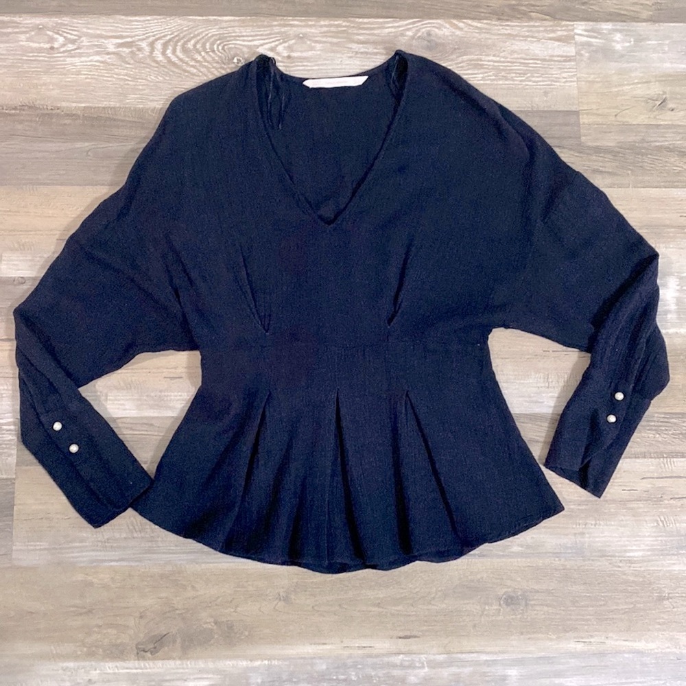 Zara Shirt Navy Size S